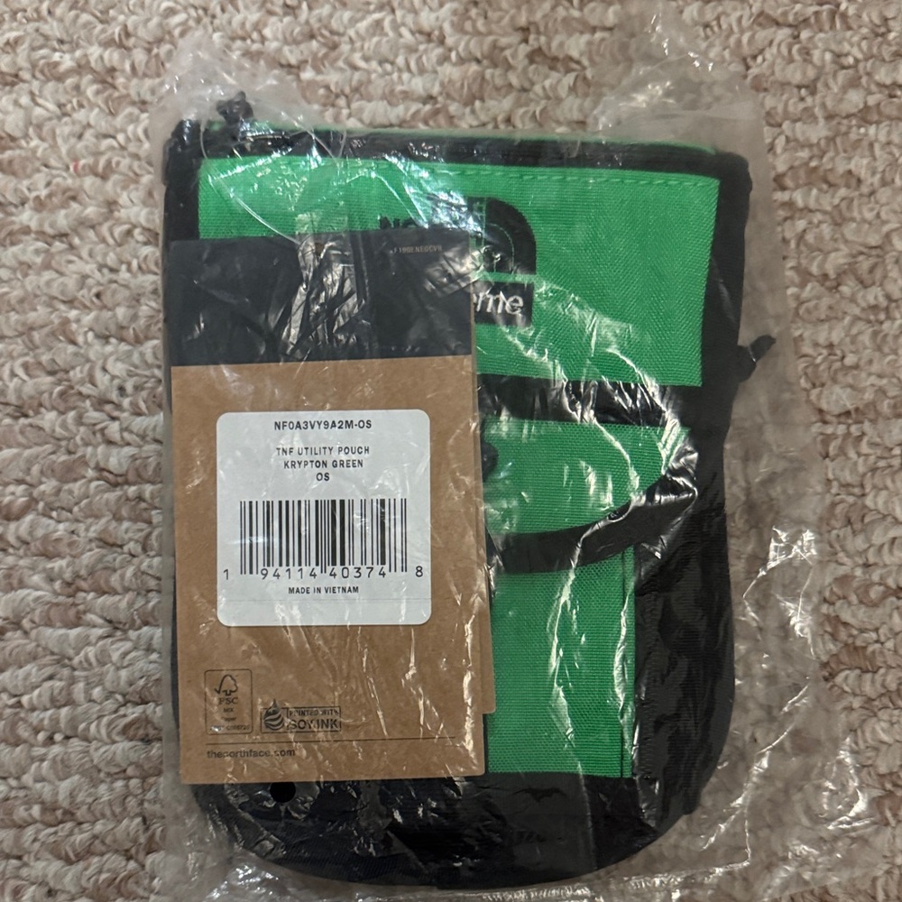 Supreme Green and Black Belt Bag